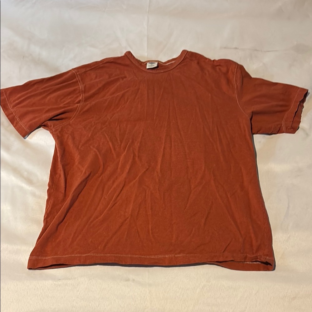 Old Navy Men's Short Sleeve Tee in Burnt Orange
